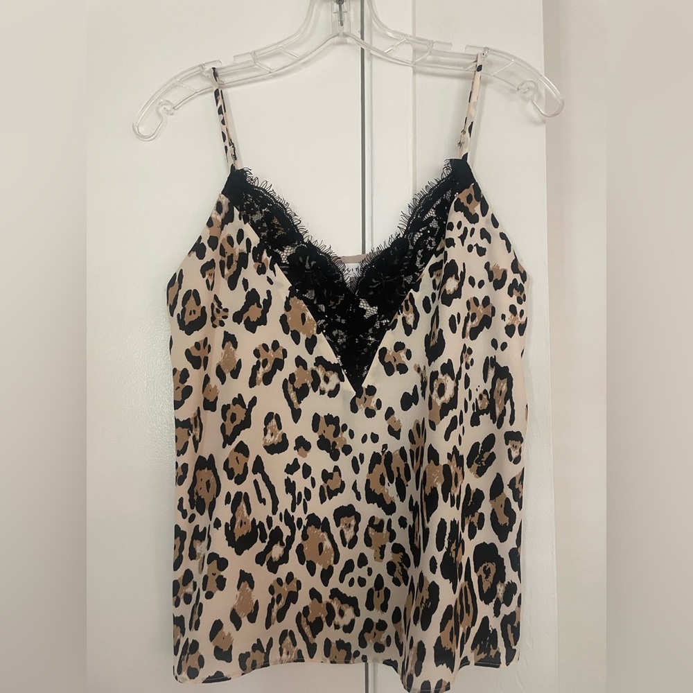 Leopard silk blouse